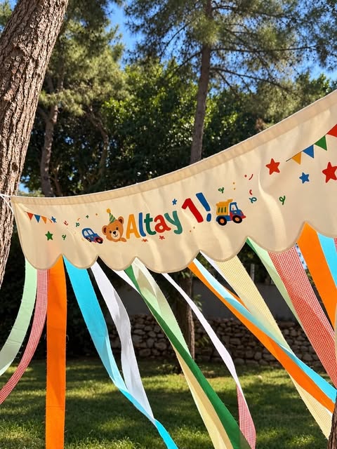 Antalya'da Momenvia 1 yaş doğum günü dekorasyonu